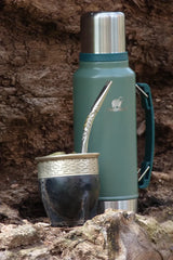 Termo Thermuy de Acero Inoxidable 1 Litro con Asa - Ideal para el Mate