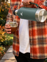 Termo Thermuy de Acero Inoxidable 1 Litro con Asa - Ideal para el Mate